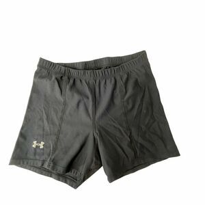 Under Armour Black Fitted Compression Shorts Womens Size Small Athletic Wear